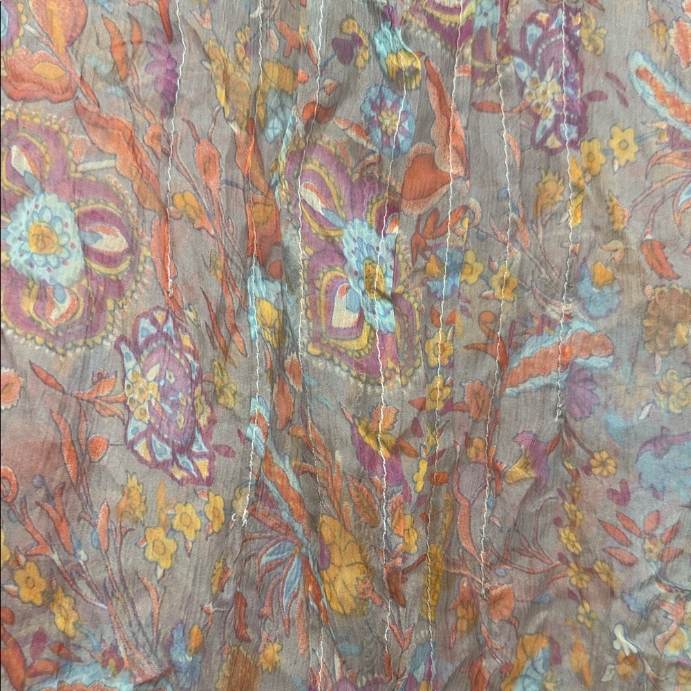 Absolu Comfort Paris Floral Sheer Blouse - Multicolor - Picture 4 of 9